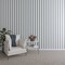Ekena Millwork 48H x 1T Adjustable PVC Slat Wall Panel Kit w/ 4W Slats, Unfinished contains 11 Slats SWP55X48X1000UN - alternate 1